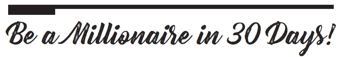 Be A Millionaire