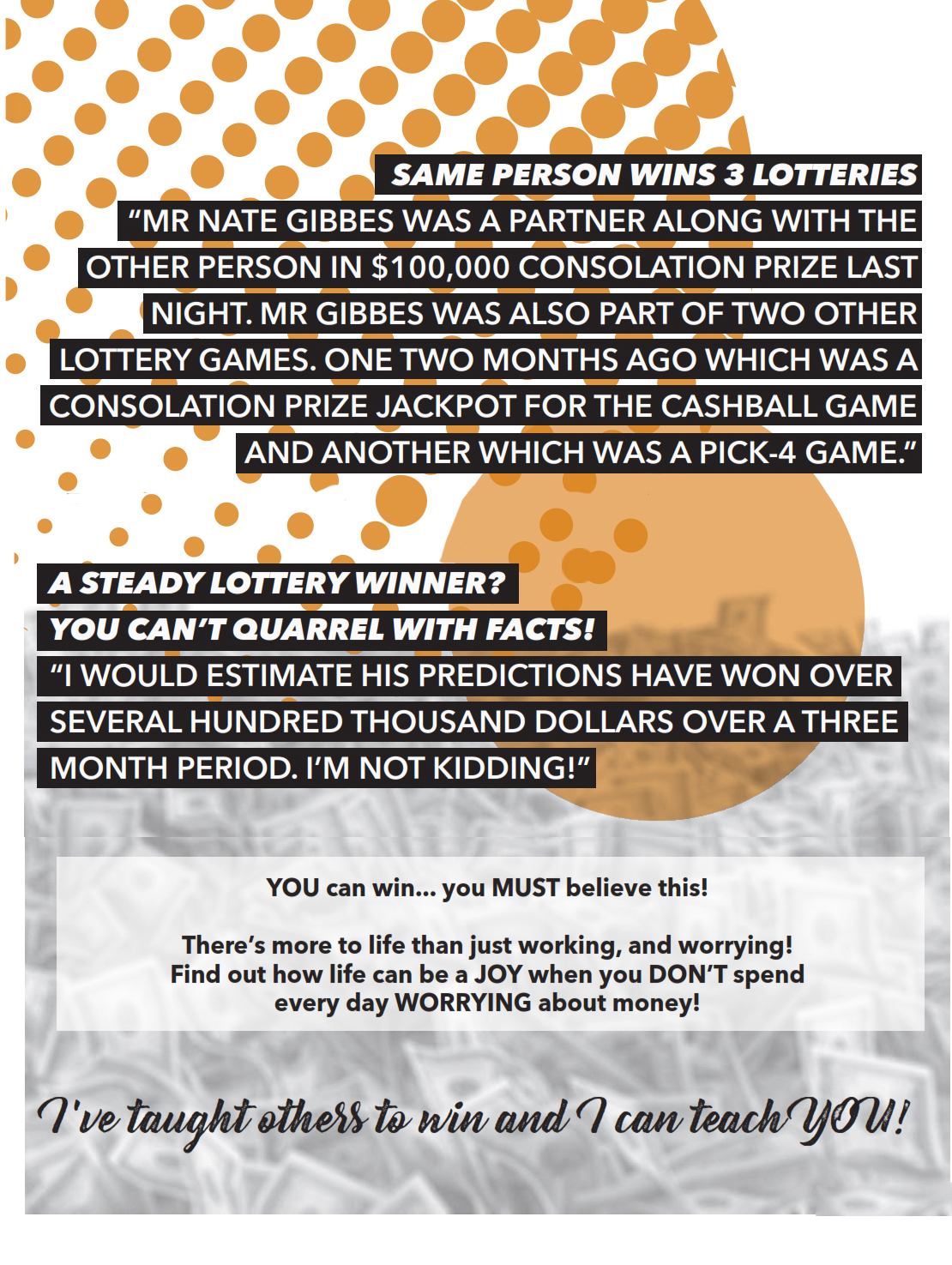 LOTTERY EXPERT PREDICTS WINNING FANTASY-5  GAME ‘AHEAD’ OF TIME